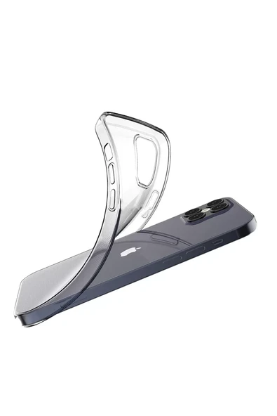 Newface Apple iPhone 12 Pro Max Kılıf Lüx Şeffaf Silikon - Resim 2