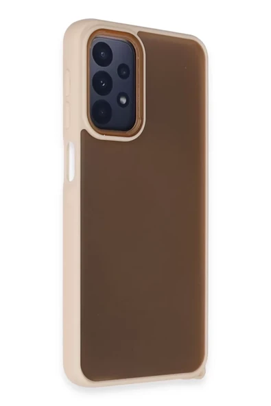Newface Samsung Galaxy A23 4G Kılıf Elegant Kapak - Pudra ürün görseli 1