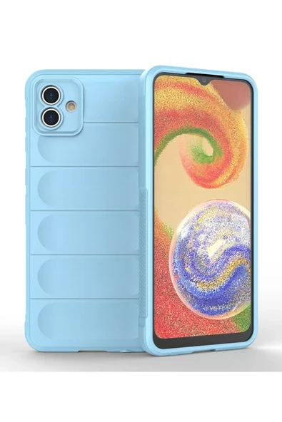 Newface Samsung Galaxy A04 Kılıf Optimum Silikon - Sky Blue ürün görseli 1