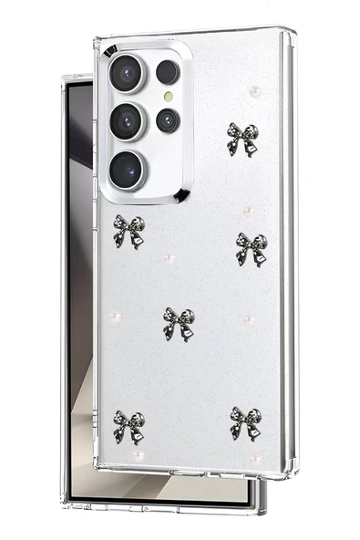 Newface Samsung Galaxy S23 Ultra Fiyonk Desenli Kapak - Desen 8 ürün görseli 1