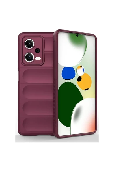 Newface Xiaomi Poco X5 5G Kılıf Optimum Silikon - Bordo ürün görseli 1