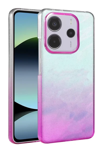 Newface Xiaomi Redmi Note 14 4G Glossy Kapak - Mor ürün görseli 1