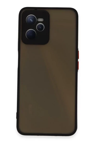 Newface Realme C35 Kılıf Montreal Silikon Kapak - Siyah ürün görseli 1