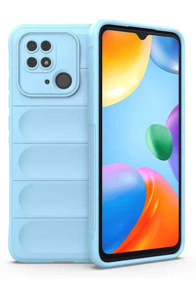 Newface Xiaomi Redmi 10C Kılıf Optimum Silikon - Sky Blue ürün görseli 1