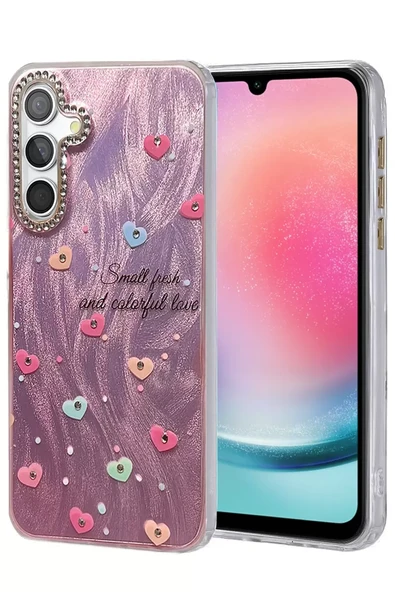 Newface Samsung Galaxy A24 4G Kılıf Blade Aynalı Desenli Kapak - Desen 8 ürün görseli 1