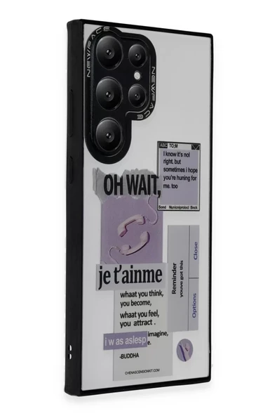 Newface Samsung Galaxy S24 Ultra Kılıf Mirror Desenli Kapak - Mirror - 4 ürün görseli 1
