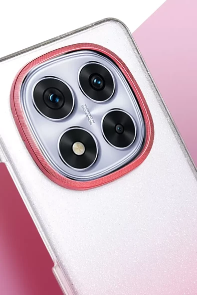 Newface Xiaomi Redmi Note 14 Pro Plus Glossy Kapak - Pembe - Resim 2