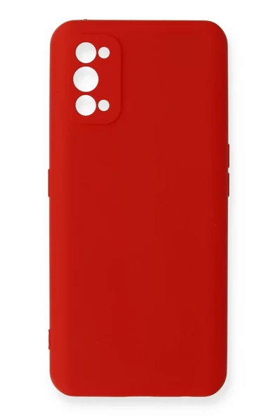 Newface Realme 7 Pro Kılıf Nano içi Kadife Silikon - Kırmızı ürün görseli 1