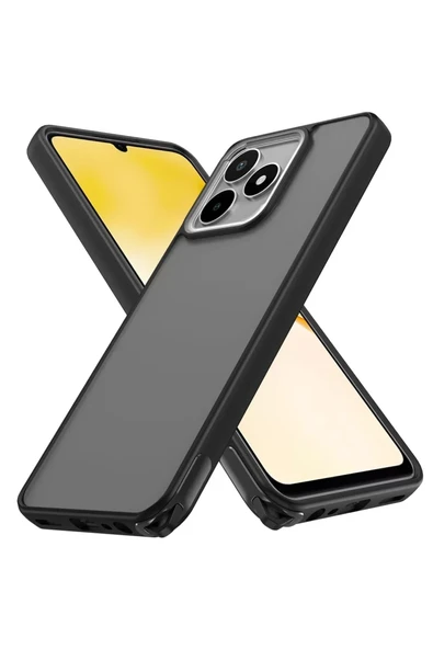 Newface Realme C53 Kılıf Elegant Kapak - Siyah ürün görseli 1