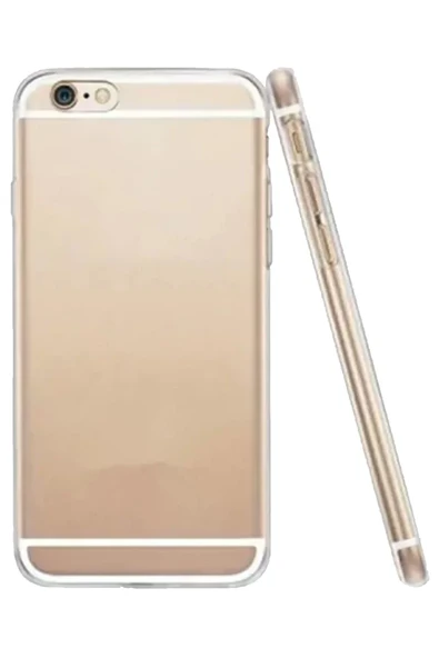 Newface Apple iPhone 6 Kılıf Lüx Şeffaf Silikon - Resim 2