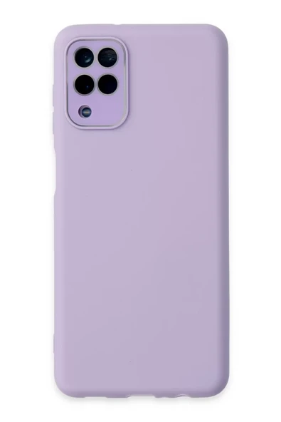 Newface Samsung Galaxy A22 Kılıf Lansman Glass Kapak - Lila ürün görseli 1