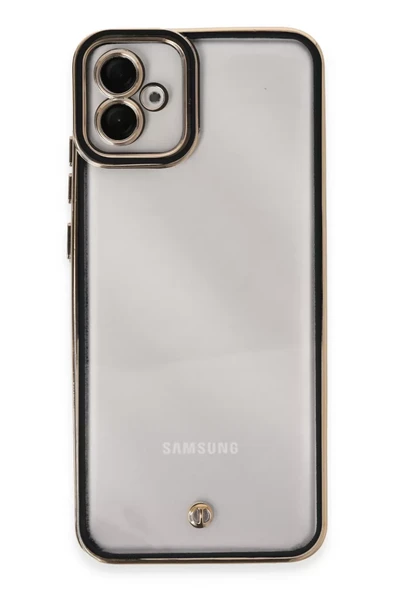 Newface Samsung Galaxy A04E Kılıf Liva Lens Silikon - Siyah ürün görseli 1