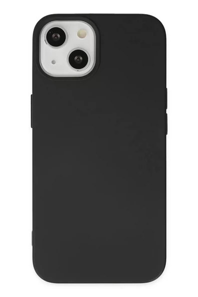 Newface Apple iPhone 14 Plus Kılıf Nano içi Kadife Silikon - Siyah ürün görseli 1