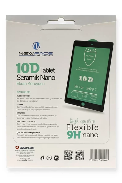Newface Apple iPad 4 9.7 Tablet 10D Seramik Nano - Resim 2