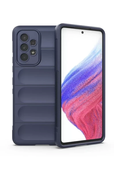 Newface Samsung Galaxy A53 5G Kılıf Optimum Silikon - Lacivert ürün görseli 1