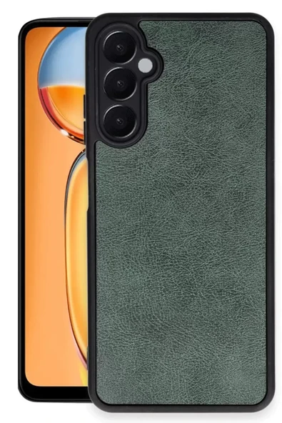Newface Samsung Galaxy A26 Kılıf Aras Deri Kapak - Koyu Yeşil ürün görseli 1