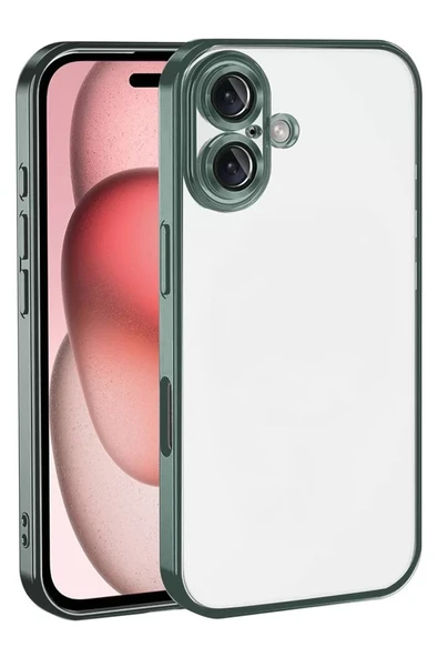 Newface Apple iPhone 17 Razer Lensli Silikon - Yeşil ürün görseli 1