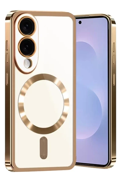Newface Samsung Galaxy S25 Edge Kross Magneticsafe Kapak - Çöl Titanyum ürün görseli 1