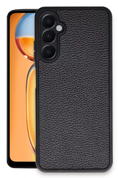 Newface Samsung Galaxy A26 Kılıf Aras Deri Kapak - Siyah ürün görseli 1