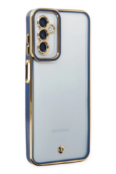 Newface Samsung Galaxy M23 Kılıf Liva Lens Silikon - Mavi ürün görseli 1