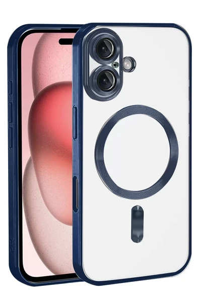 Newface Apple iPhone 17 Kross Magneticsafe Kapak - Lacivert ürün görseli 1