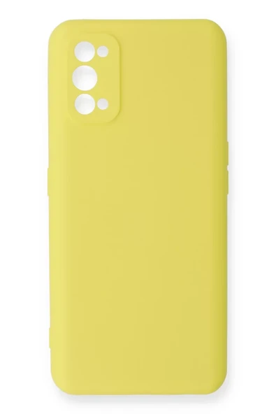Newface Realme 7 Pro Kılıf Nano içi Kadife Silikon - Sarı ürün görseli 1