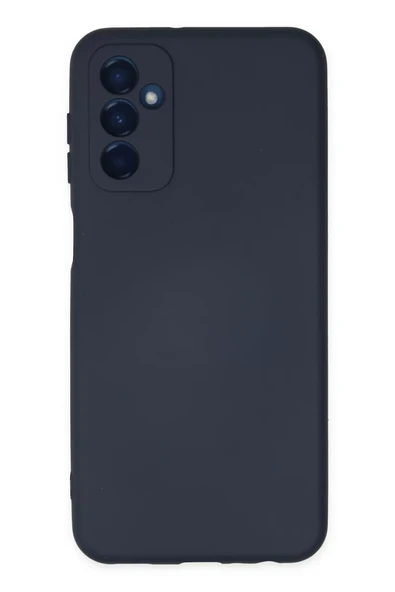 Newface Samsung Galaxy M23 Kılıf Nano içi Kadife Silikon - Lacivert ürün görseli 1