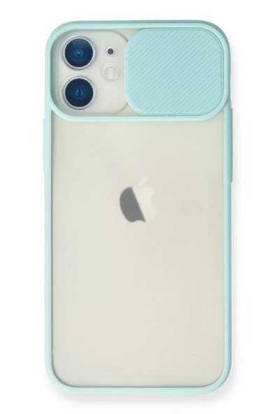 Newface Apple iPhone 11 Kılıf Palm Buzlu Kamera Sürgülü Silikon - Turkuaz ürün görseli 1