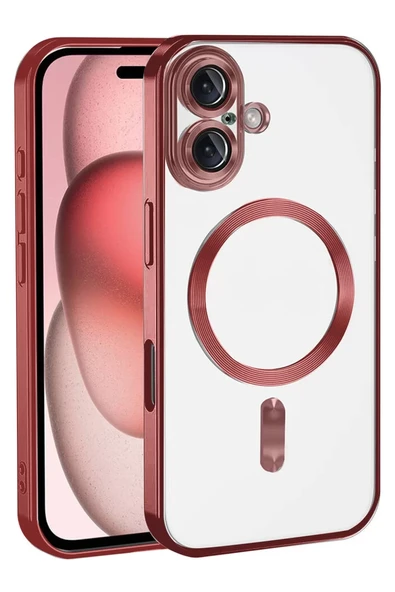 Newface Apple iPhone 17 Kross Magneticsafe Kapak - Kırmızı ürün görseli 1