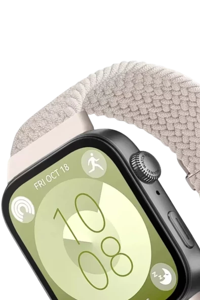 Newface Huawei Fit 4 Star Kordon - Bej - Resim 2