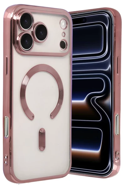 Newface Apple iPhone 17 Pro Max Kross Magneticsafe Kapak - Rose ürün görseli 1