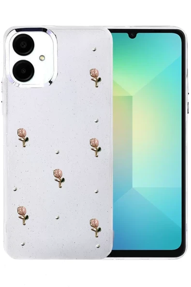 Newface Samsung Galaxy A06 Fiyonk Desenli Kapak - Desen 6 ürün görseli 1