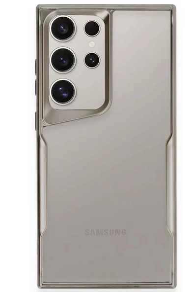 Newface Samsung Galaxy S25 Ultra Kılıf Boyi Silikon Kapak - Titan Gri ürün görseli 1