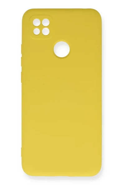 Newface Xiaomi Redmi 9C Kılıf Nano içi Kadife Silikon - Sarı ürün görseli 1