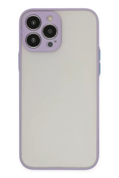 Newface Apple iPhone 15 Pro Kılıf Montreal Silikon Kapak - Mor ürün görseli 1