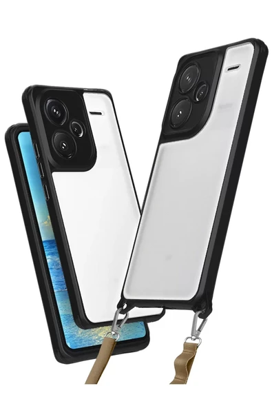 Newface Xiaomi Redmi Note 13 Pro Plus Kılıf Penta Silikon Kılıf - Siyah ürün görseli 1