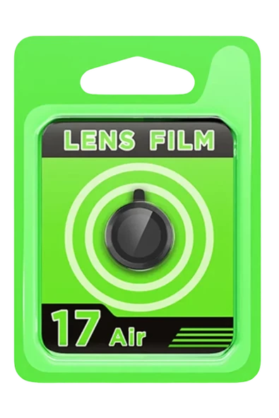 Newface Apple iPhone 17 Air Raze Metal Kamera Lens - Siyah ürün görseli 1
