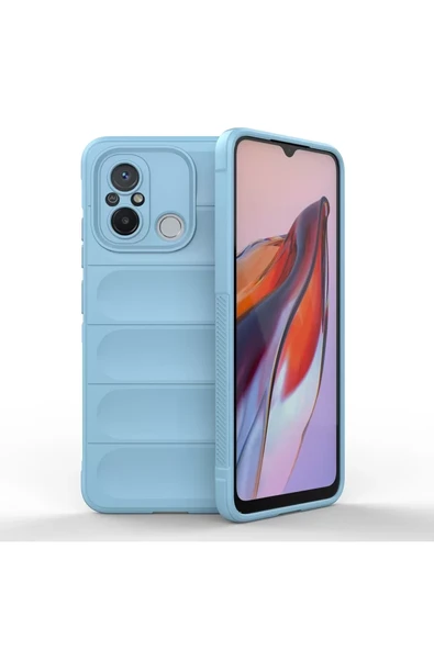 Newface Xiaomi Redmi 12C Kılıf Optimum Silikon - Sky Blue ürün görseli 1