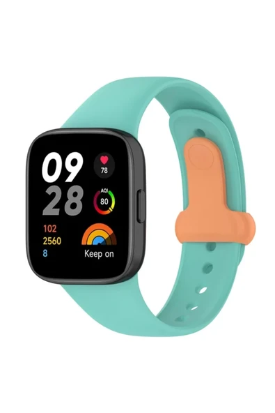 Newface Xiaomi Redmi Watch 3 Origin Silikon Kordon - Turkuaz ürün görseli 1