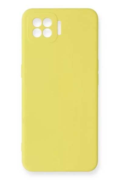 Newface Oppo A73 Kılıf Nano içi Kadife Silikon - Sarı ürün görseli 1