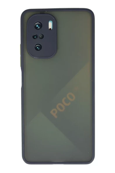 Newface Xiaomi Poco F3 Kılıf Montreal Silikon Kapak - Lacivert ürün görseli 1