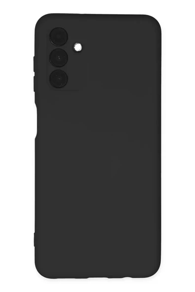 Newface Samsung Galaxy A04S Kılıf Nano içi Kadife Silikon - Siyah ürün görseli 1