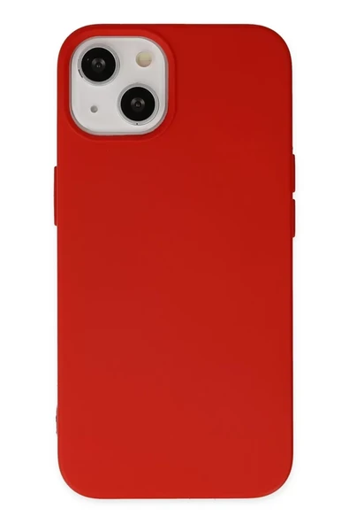 Newface Apple iPhone 15 Pro Kılıf Nano içi Kadife Silikon - Kırmızı ürün görseli 1