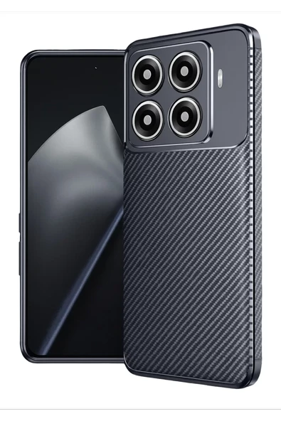 Newface Xiaomi Mi 15T Pro Auto Focus Karbon Kapak - Lacivert ürün görseli 1