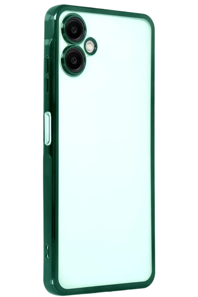 Newface Samsung Galaxy A07 4G Razer Lensli Silikon - Yeşil ürün görseli 1