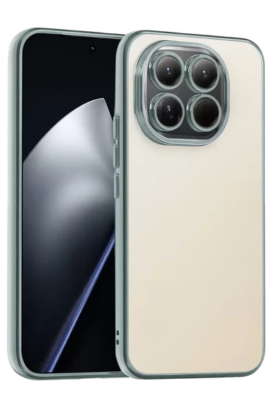 Newface Xiaomi Mi 15T Razer Lensli Silikon - Gümüş ürün görseli 1