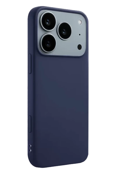 Newface Apple iPhone 17 Pro Max First Silikon - Lacivert - Resim 3