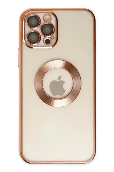 Newface Apple iPhone 12 Pro Kılıf Slot Silikon - Rose Gold ürün görseli 1