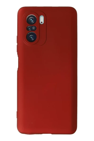 Newface Xiaomi Poco F3 Kılıf First Silikon - Kırmızı ürün görseli 1