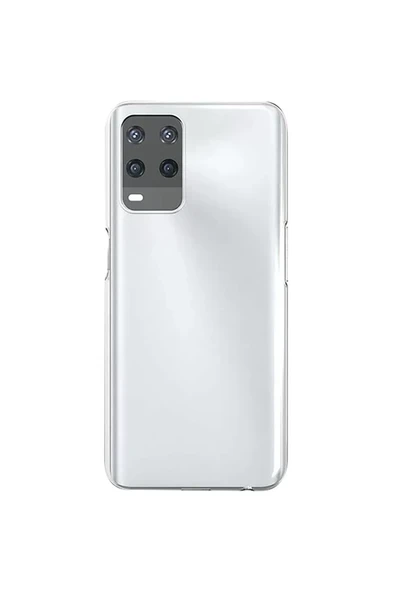Newface Oppo A54 4G Kılıf Deluxe 2mm Şeffaf Silikon - Şeffaf ürün görseli 1